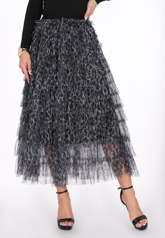 faina - Saia em cinzento: frente