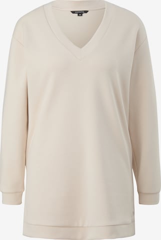 Sweat-shirt COMMA en beige : devant