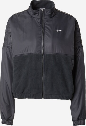 NIKE Funktionsfleecejacke 'ONE' in goldgelb / schwarz / weiß, Produktansicht