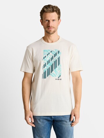 T-Shirt TOM TAILOR en marron : devant