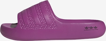 Mule 'Adilette Ayoon' ADIDAS ORIGINALS en violet : devant
