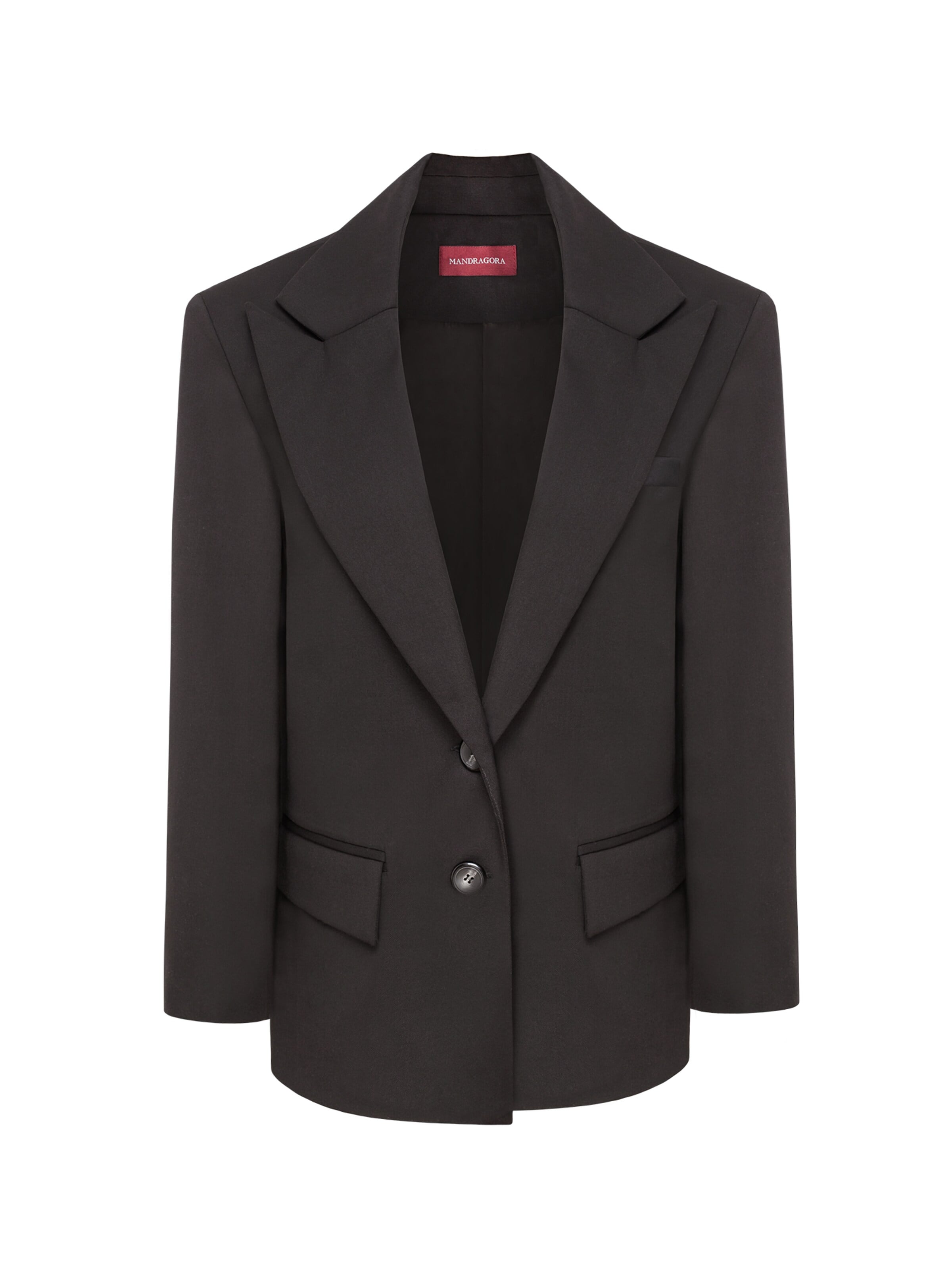 mandragora Blazers 'Estra' in Zwart: voorkant