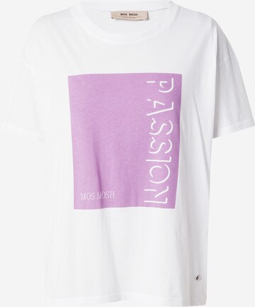 T-shirt MOS MOSH en blanc : devant