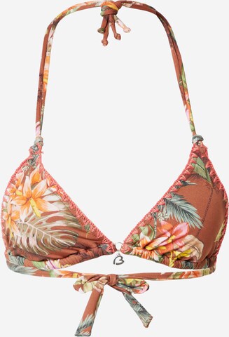 Banana Moon Triangel Bikinitop in Bruin: voorkant