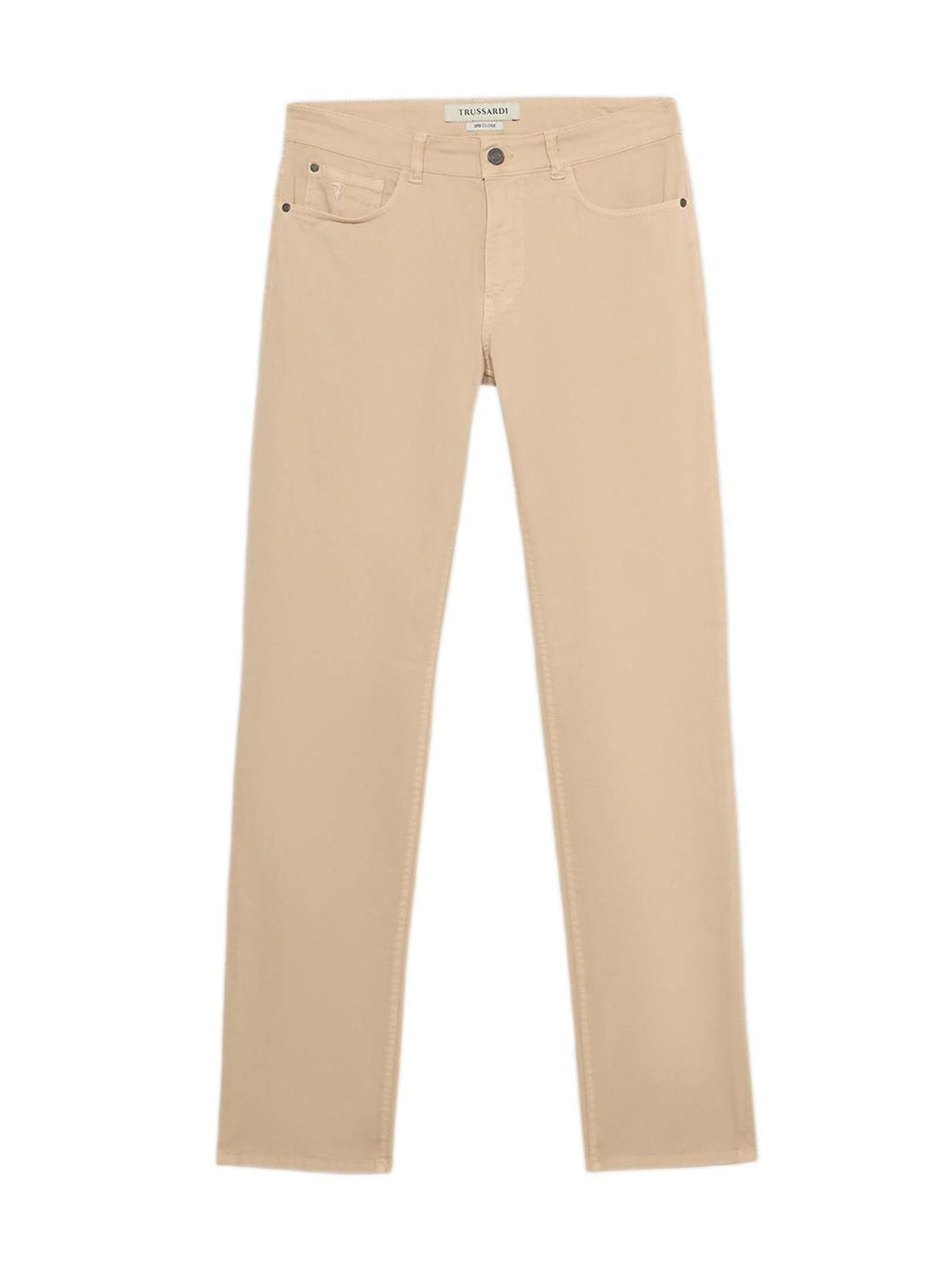 Trussardi Broek in Beige: voorkant
