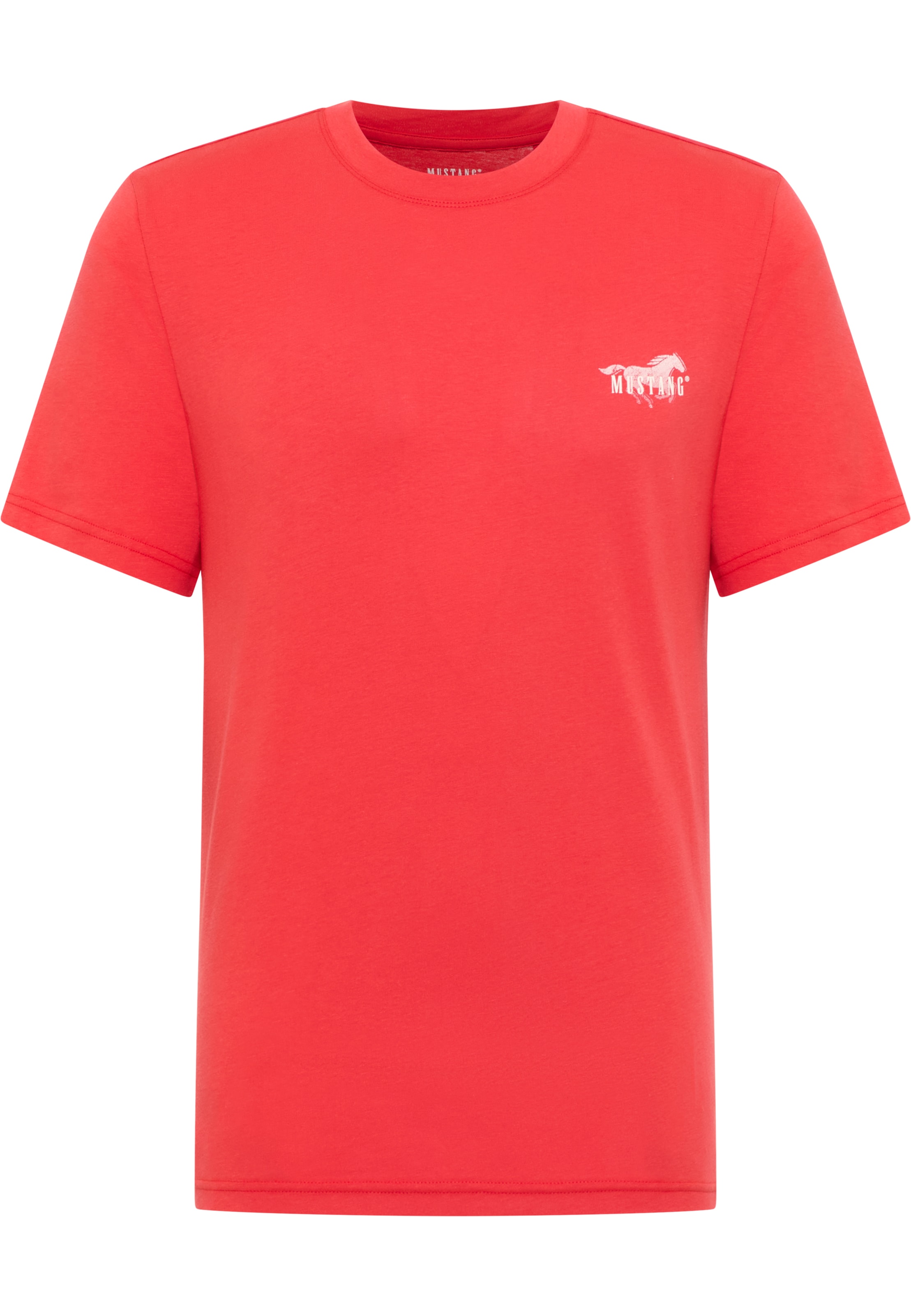 MUSTANG T-Shirt 'Austin' in Rot: Vorderseite