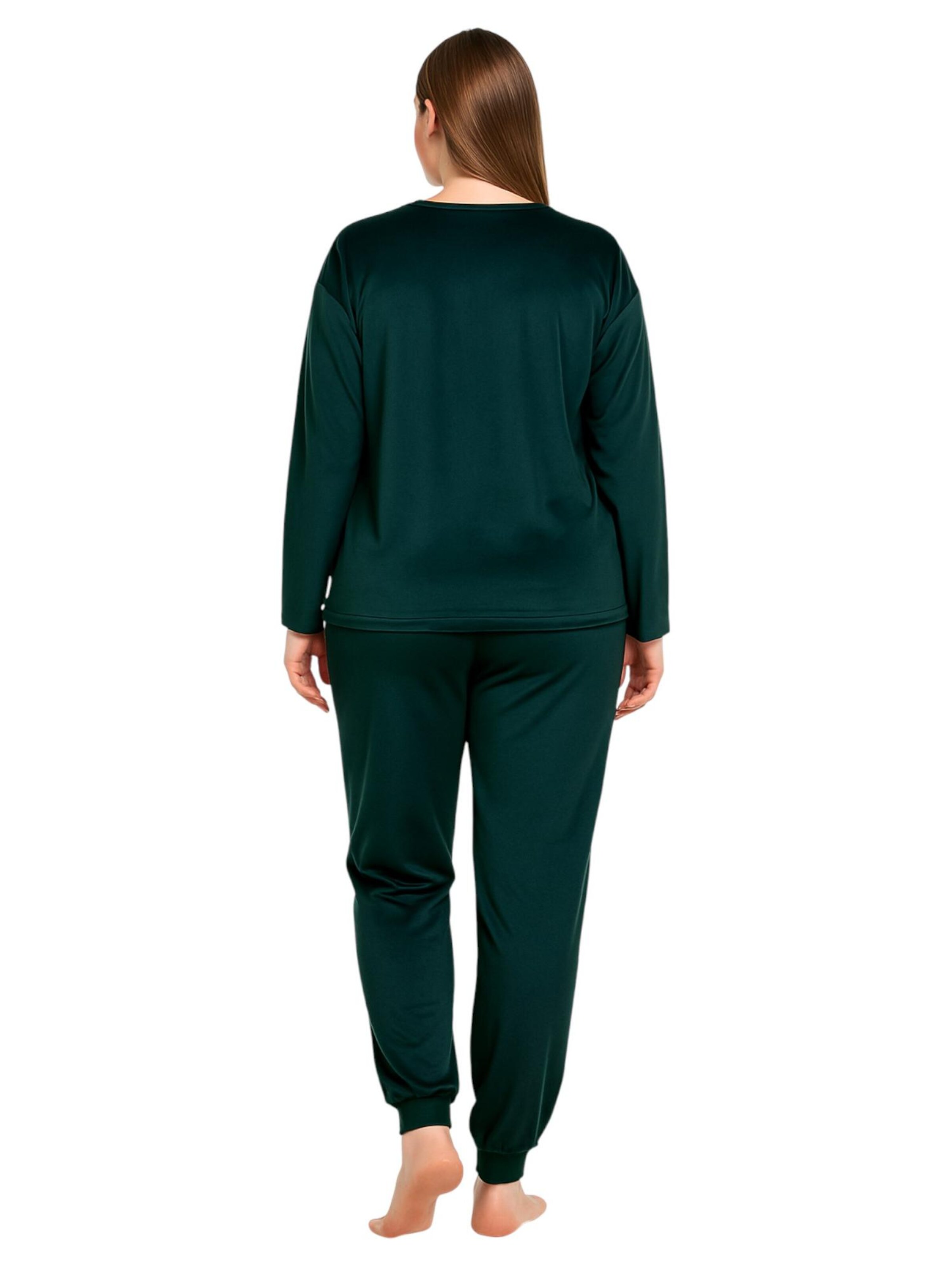 Pyjama 'VelvetDream' fashionshowcase en vert