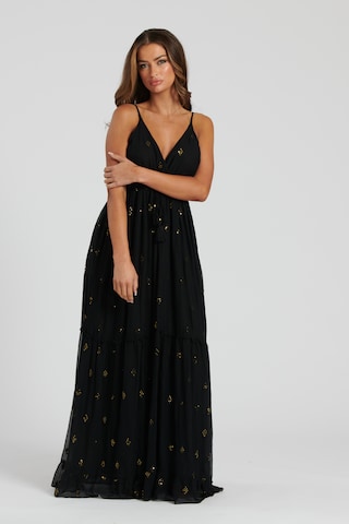 South Beach Kleid in Schwarz: Vorderseite