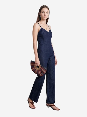Dilvin Jumpsuit 'Overalls'‌‌‌‌‌‌‌‌‌‌ in Blau
