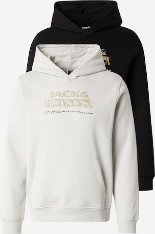 Sweat-shirt 'JCOSTANCE' JACK & JONES en gris : devant