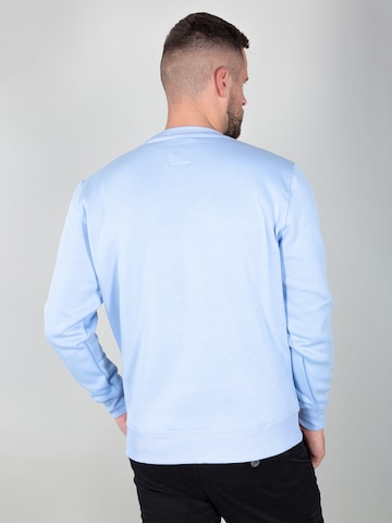 ALPHA INDUSTRIES Sweatshirt in Blue