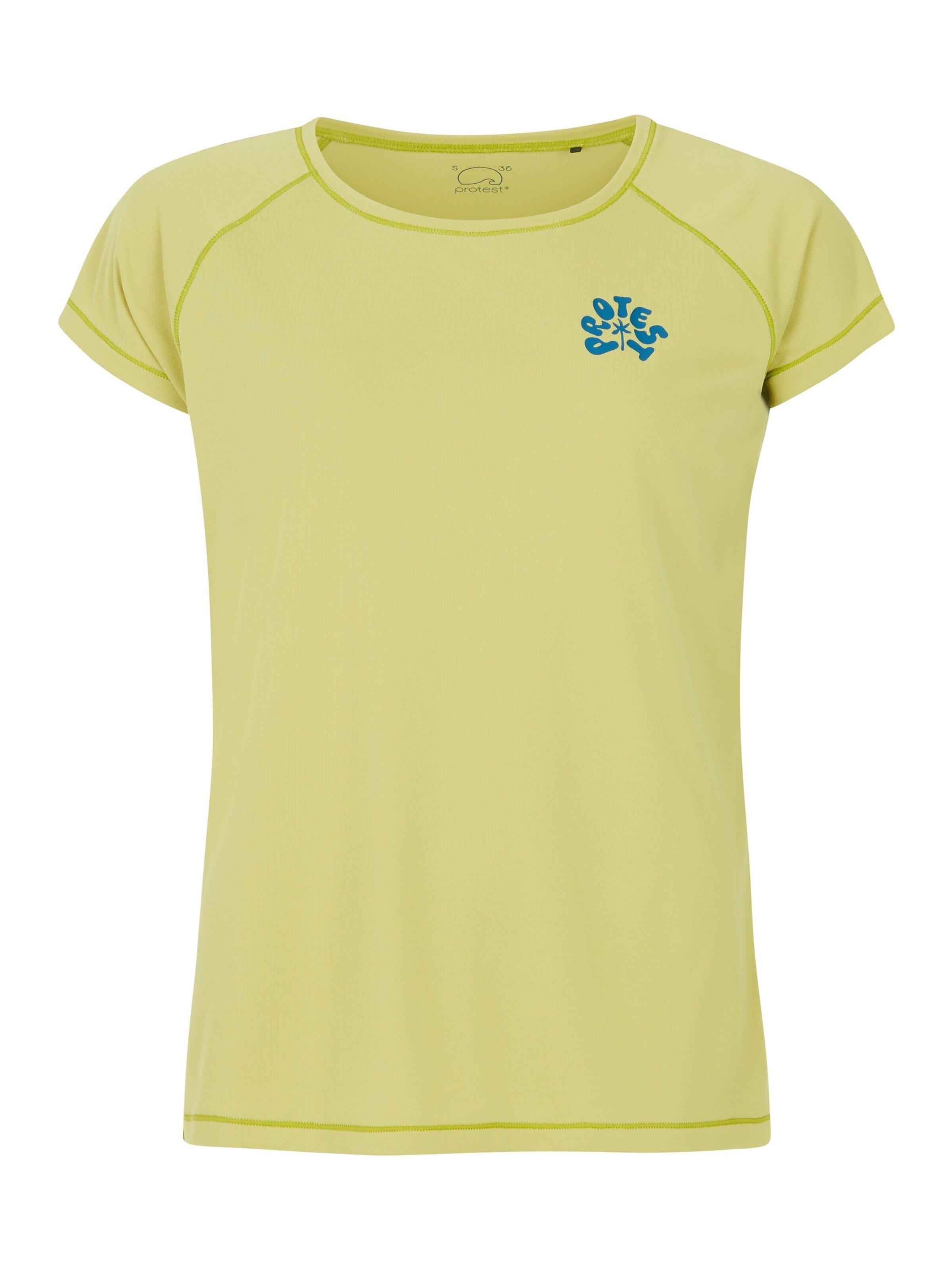 T-shirt fonctionnel 'PRTGia' PROTEST en vert : devant