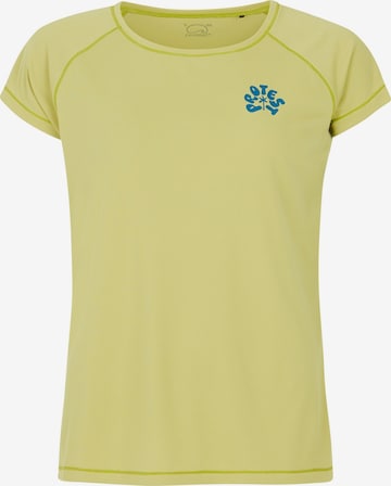T-shirt fonctionnel 'PRTGia' PROTEST en vert : devant