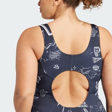 ADIDAS SPORTSWEAR Bralette Active Swimsuit 'Brand Love' in Blue