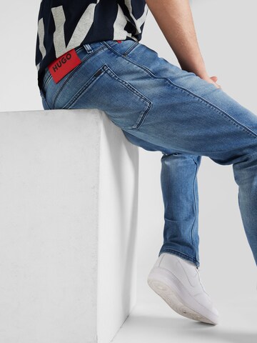 HUGO Regular Jeans '708' in Blauw