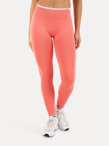 Smilodox Skinny Leggings in Roze: voorkant