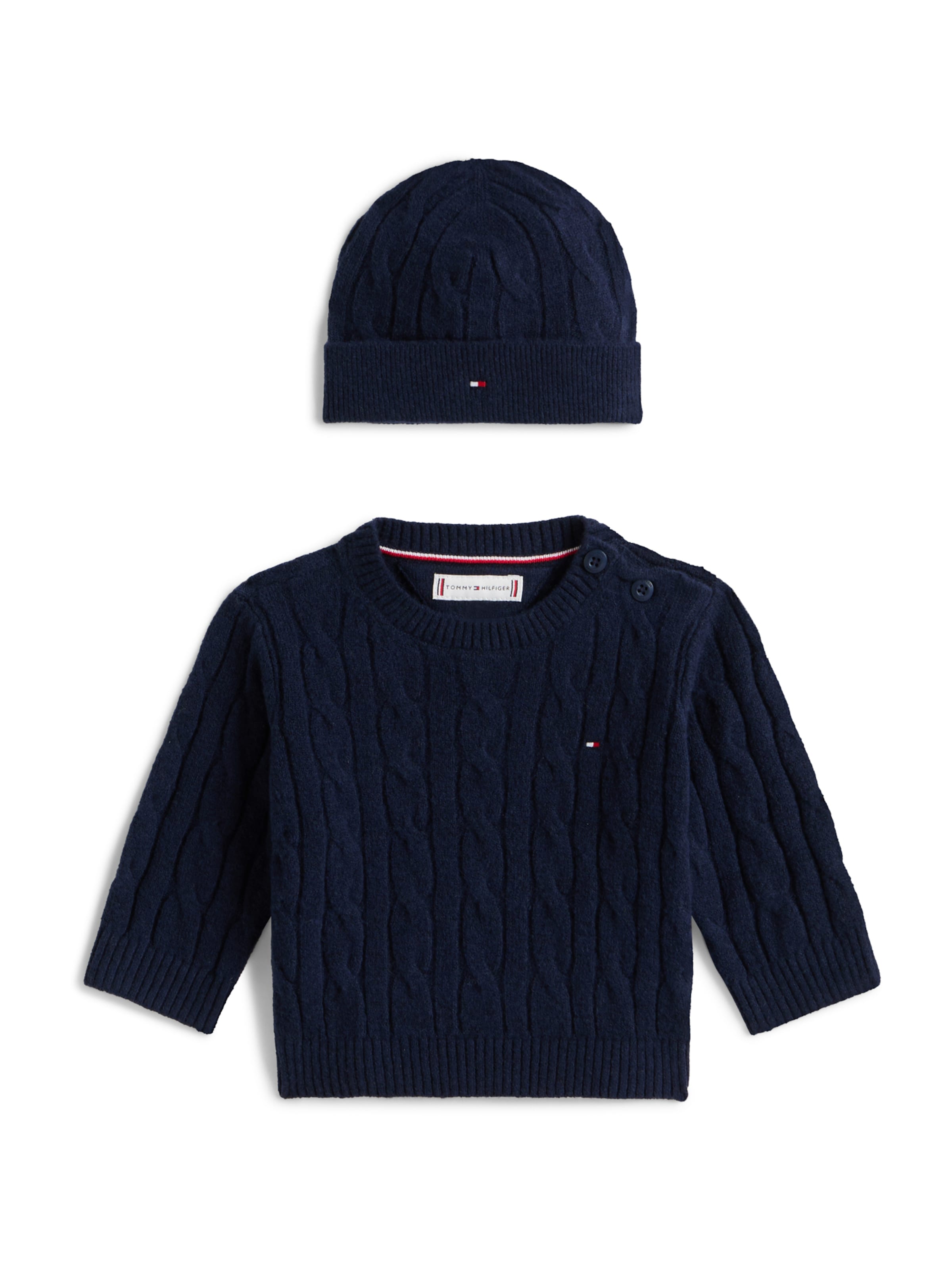TOMMY HILFIGER Sweter w kolorze niebieski: przód