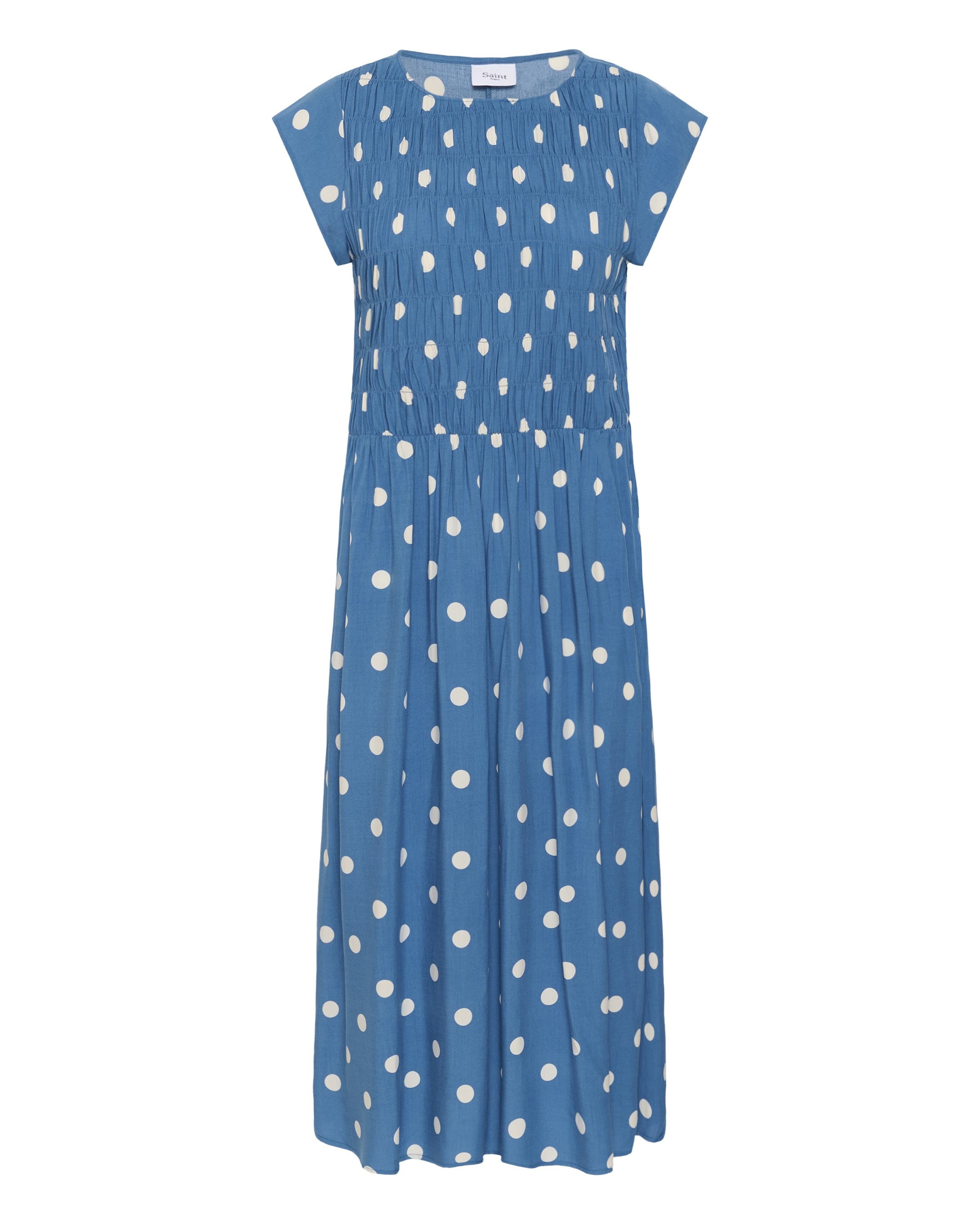 SAINT TROPEZ Jurk 'GislaSZ' in Blauw: voorkant