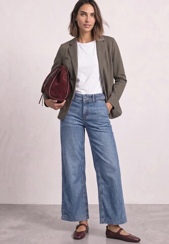 STREET ONE Basic Blazer in Unifarbe in Braun