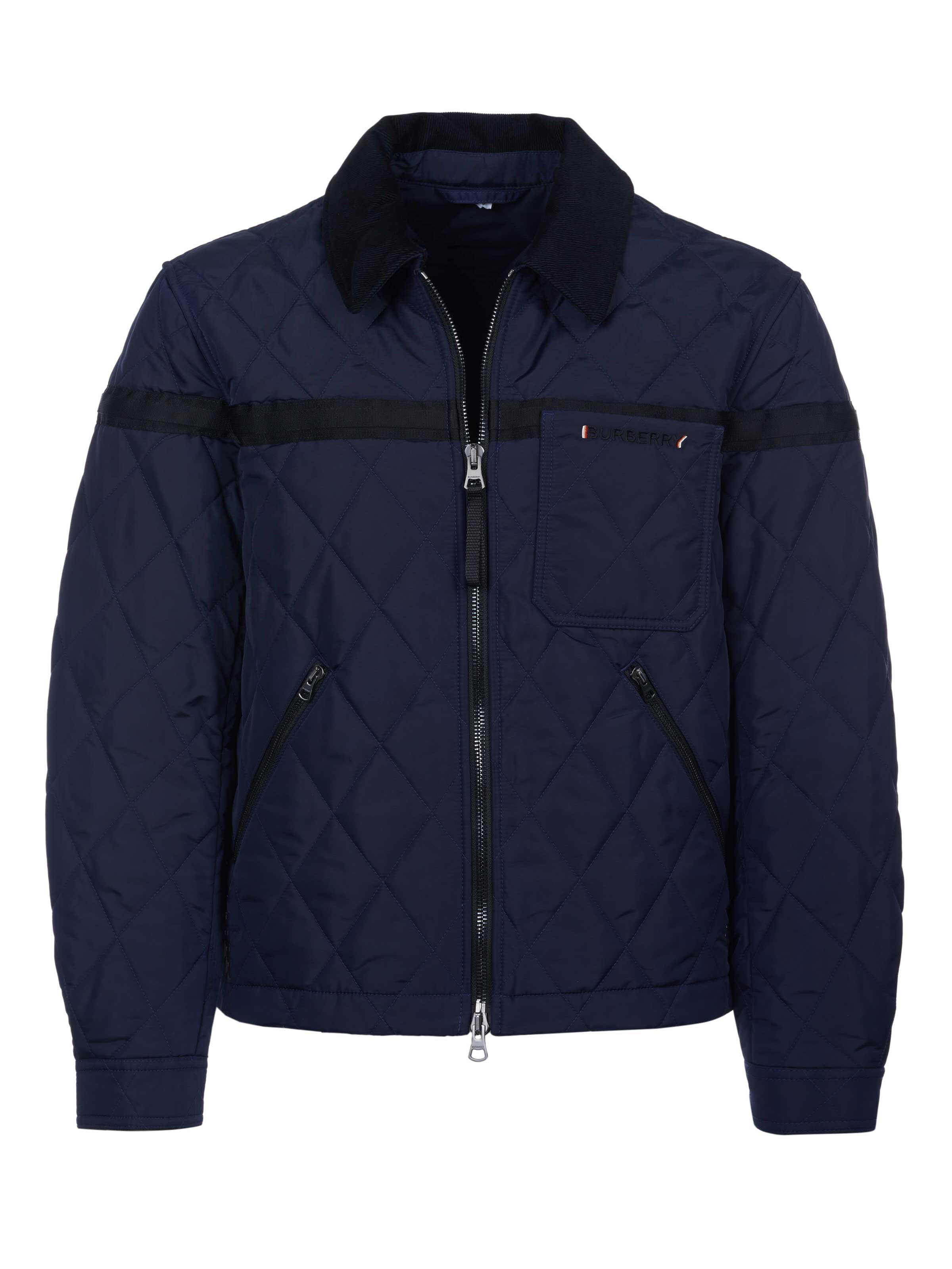 BURBERRY Winterjacke 'Burberry WHITCHURCH Jacke dunkelblau'‌‌‌‌ in Blau: Vorderseite