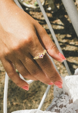 Haze&Glory Ring in Gold: Vorderseite