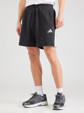 ADIDAS SPORTSWEAR Regular Sportshorts 'ESS' in Schwarz: Vorderseite