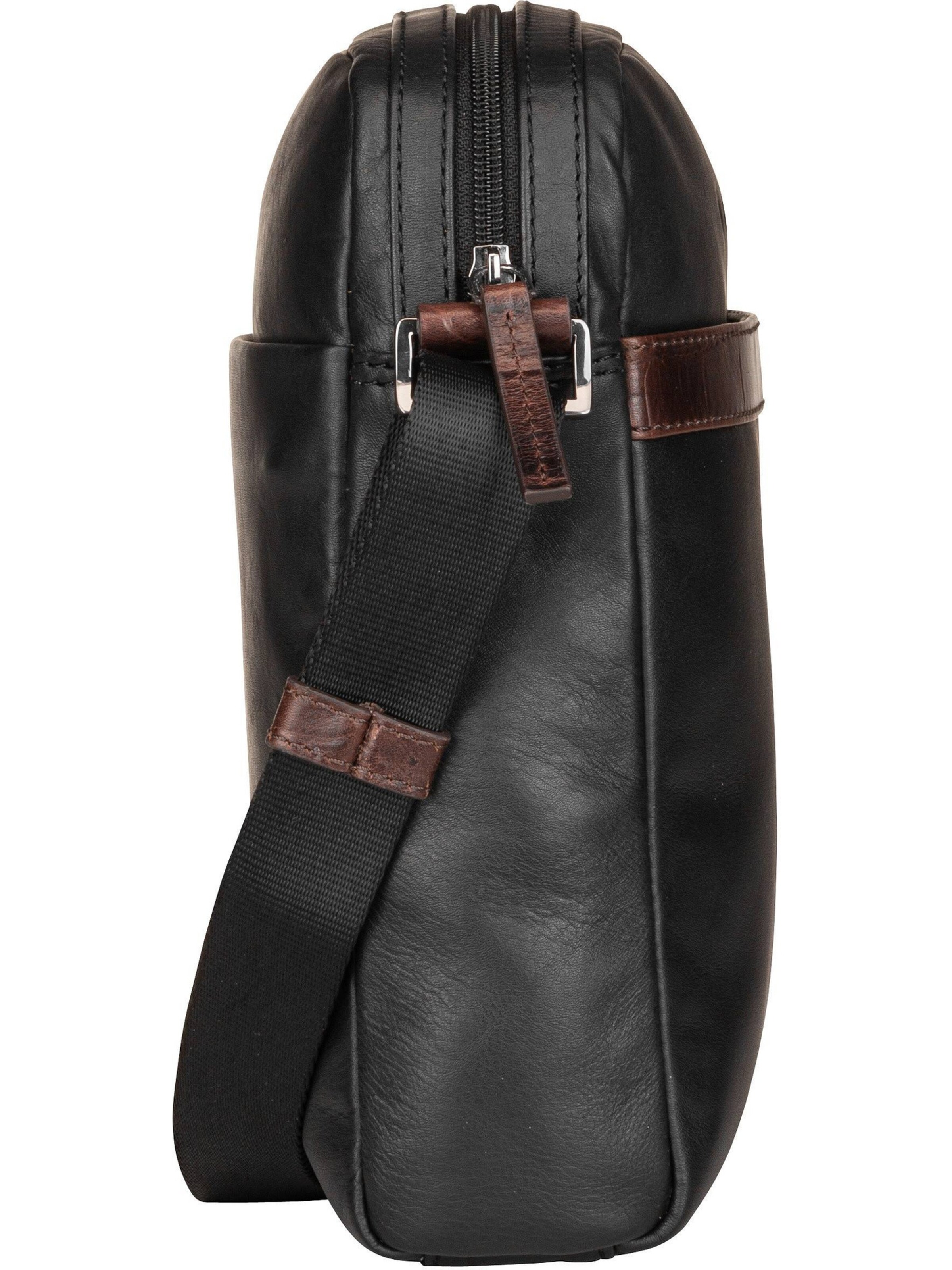 bugatti Umhängetasche 'Corso DeLuxe 1655' in Schwarz