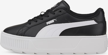 PUMA Platform trainers in Black: front