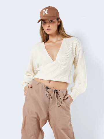 Noisy may Sweater 'FREE' in Beige: front
