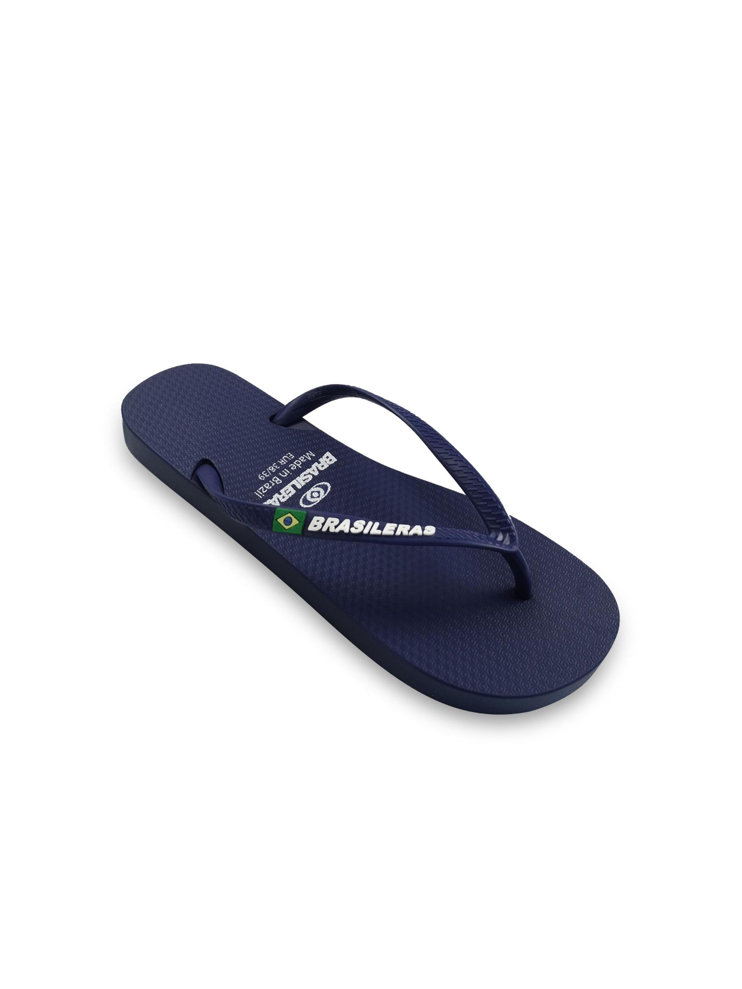 Infradito 'Classic SS19' di Brasileras in blu: frontale