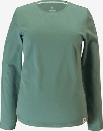 Gipfelglück Shirt 'Bea' in Green: front