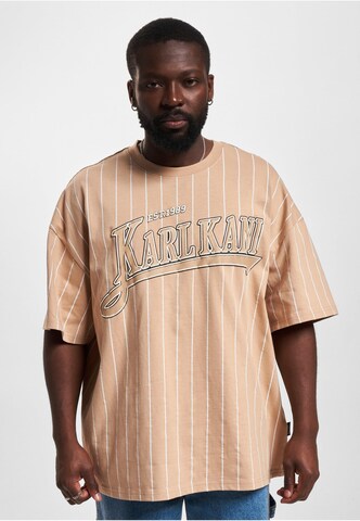 Karl Kani Shirt in Beige: voorkant