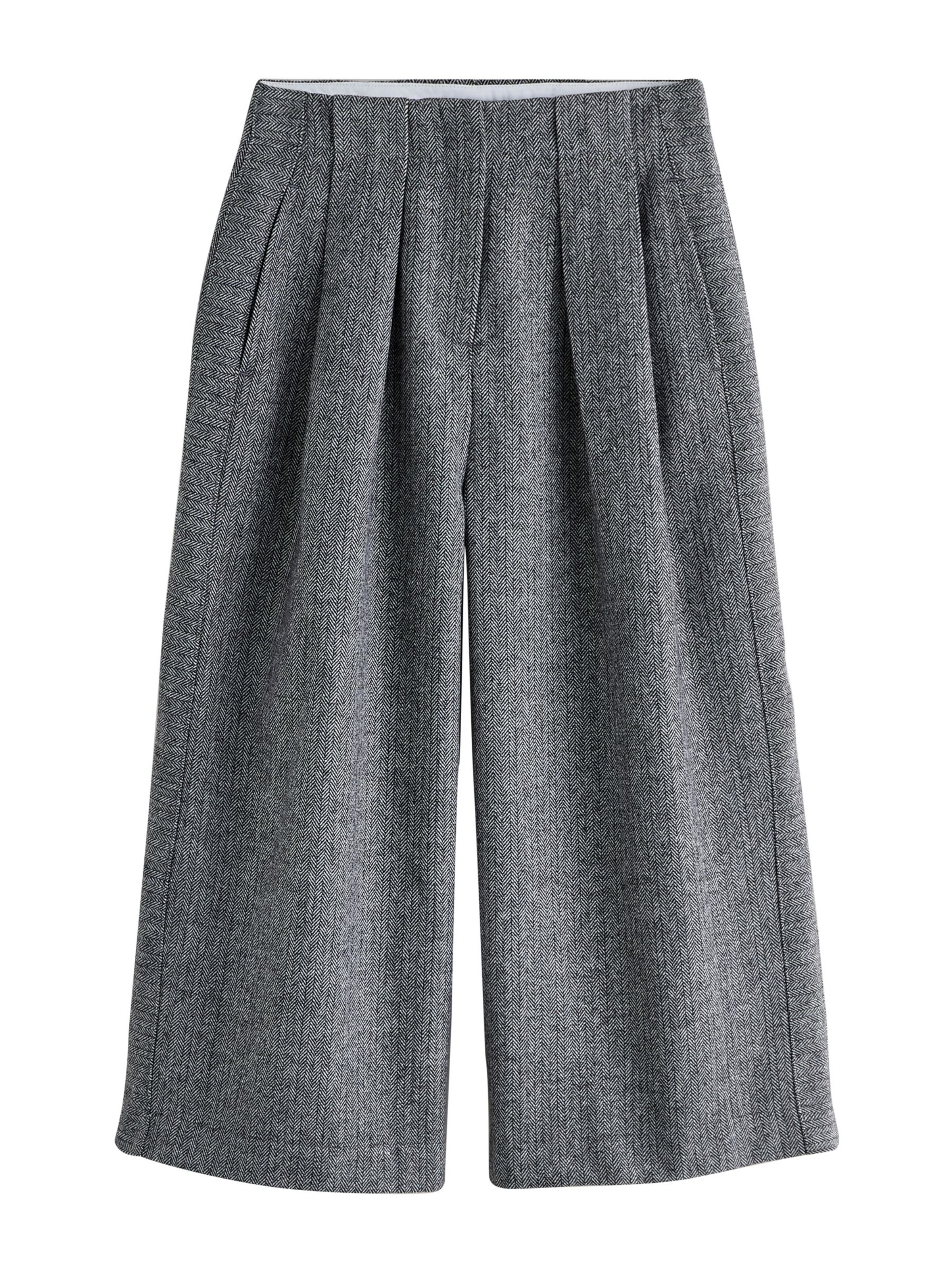 Next Wide Leg Hose in Grau: Vorderseite