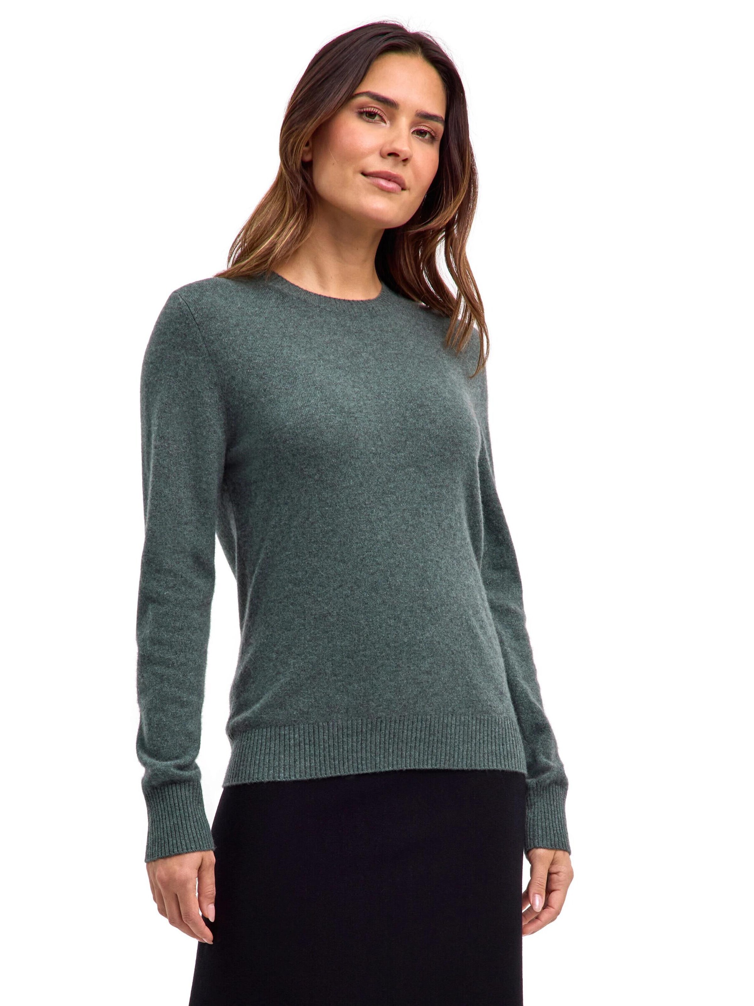 FALKE Pullover 'Pure Cashmere'‌‌‌‌ in Grün: Vorderseite