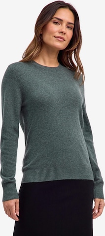 FALKE Pullover 'Pure Cashmere' in Grün: Vorderseite