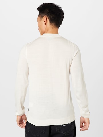 BOSS Black Sweater 'Bjarno' in White