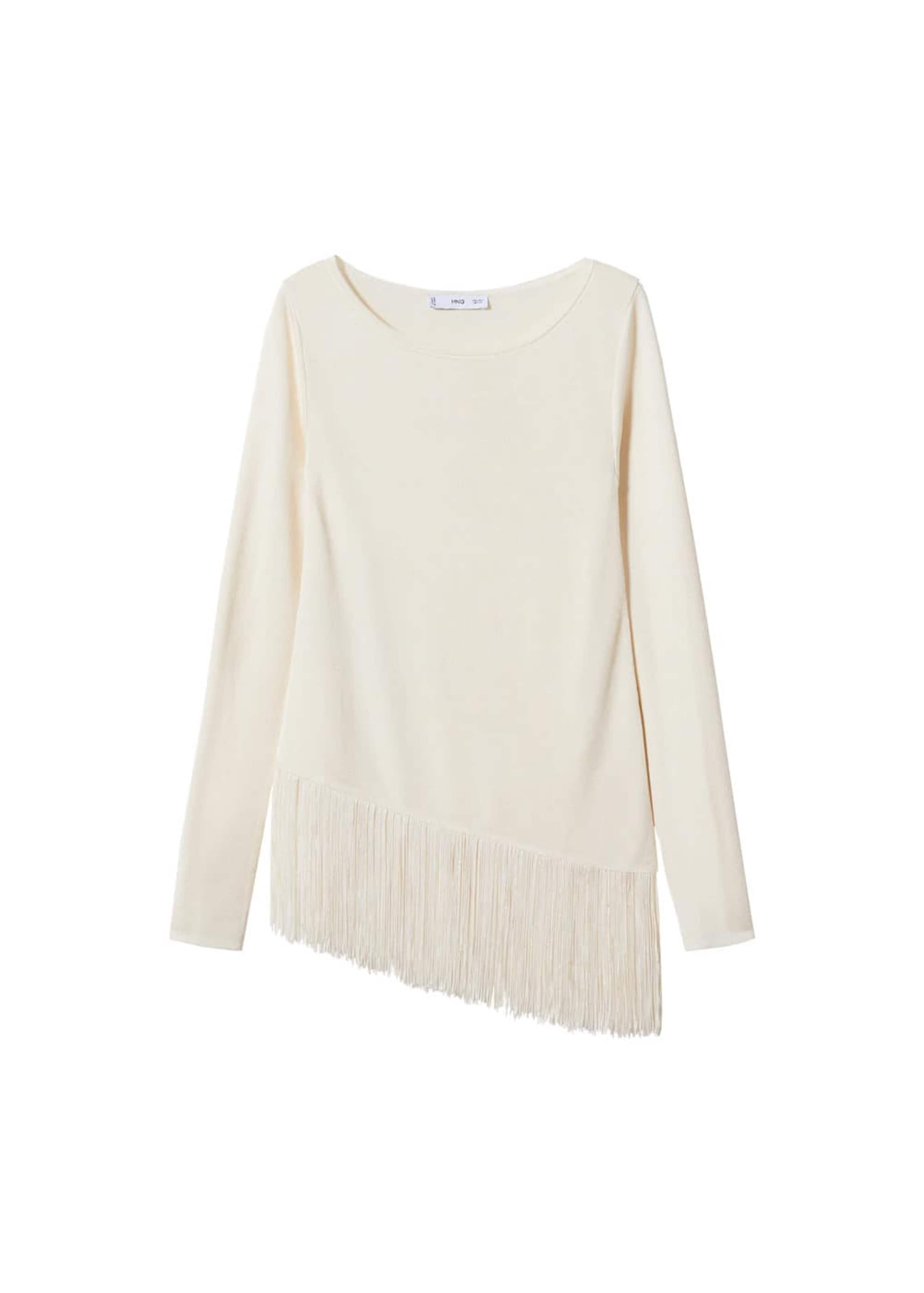 Pull-over 'Verano' MANGO en beige : devant