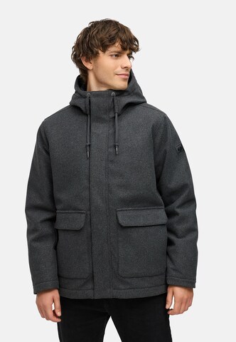 Ragwear Winterjas 'Mr Them Felt Youmodo' in Grijs: voorkant