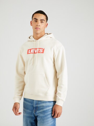 LEVI'S ® Regular fit Sweatshirt 'Relaxed Graphic Hoodie' in Beige: front