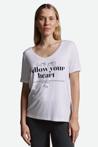 Cotton Candy Shirt in White: front