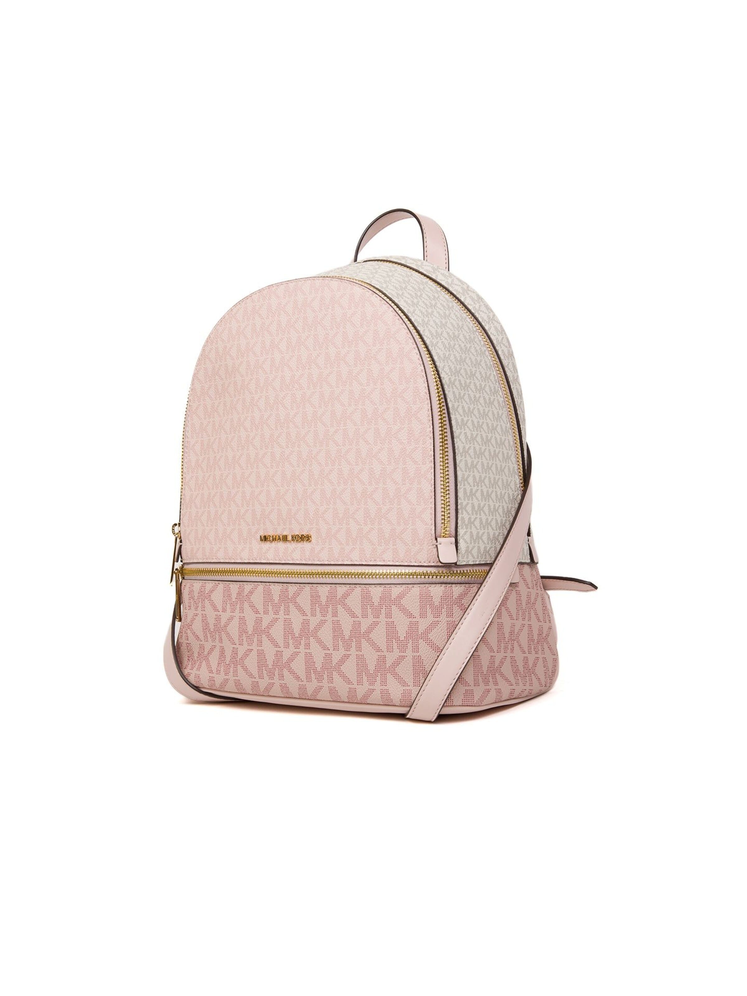 Zaino 'Rhea Medium Zip Backpack' di Michael Kors in rosa