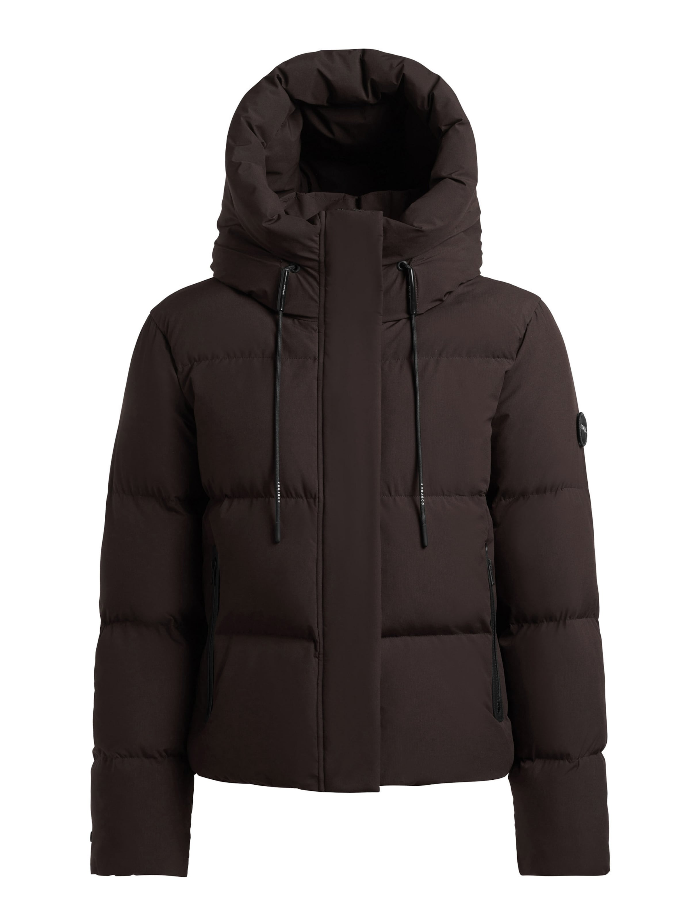 khujo Jacke 'Enits' in Braun: Vorderseite