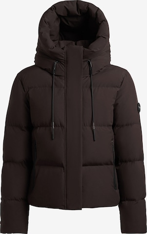khujo Jacke 'Enits' in Braun: Vorderseite