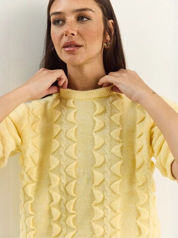 Bianco Lucci Pulóver 'Pullover' - sárga