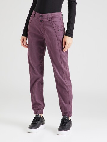 Gang Tapered Byxa 'Raffaela' i lila: framsida