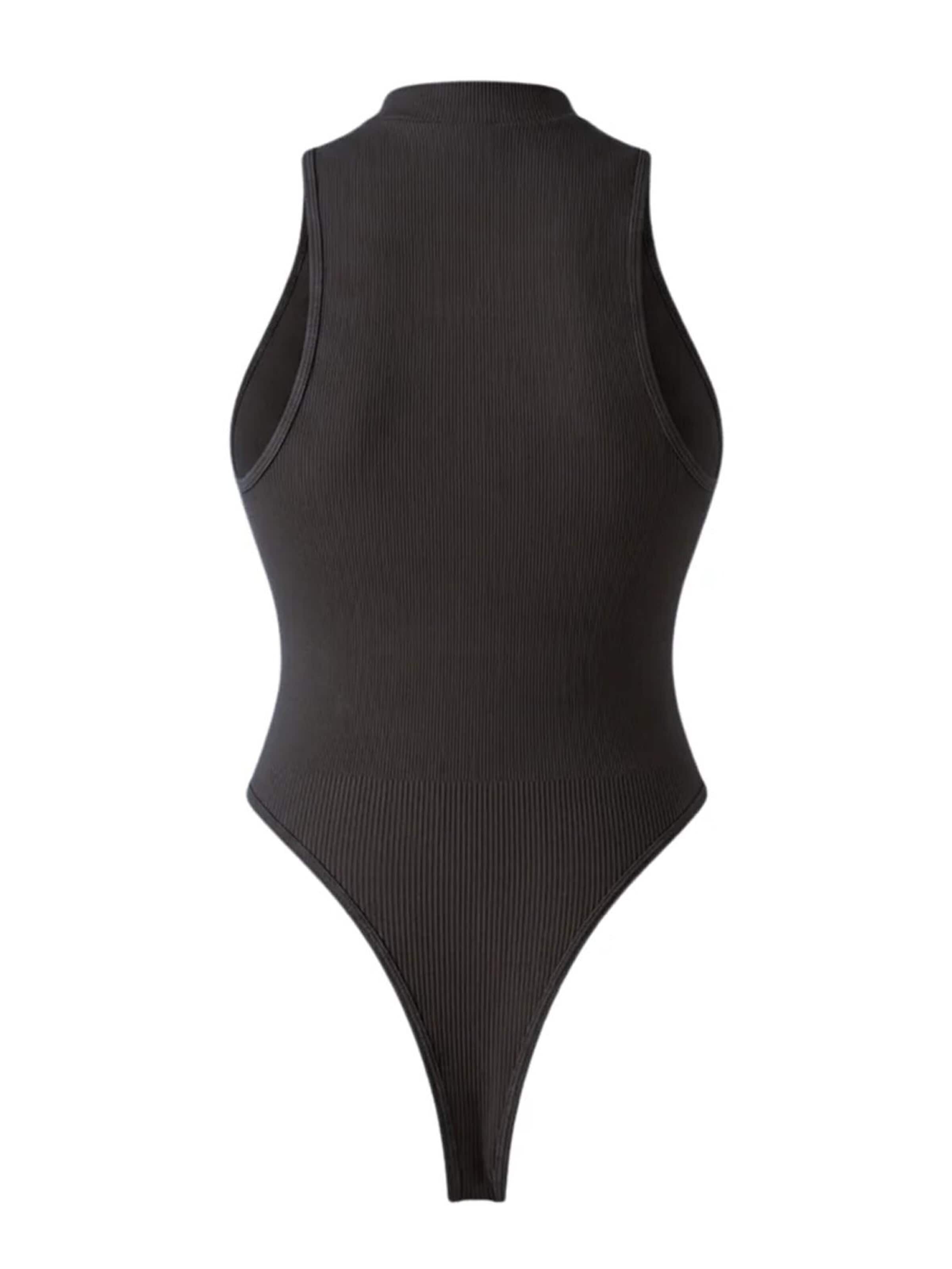Shapetape Shapingbody 'Corrigerende body zonder mouwen met string' in Zwart
