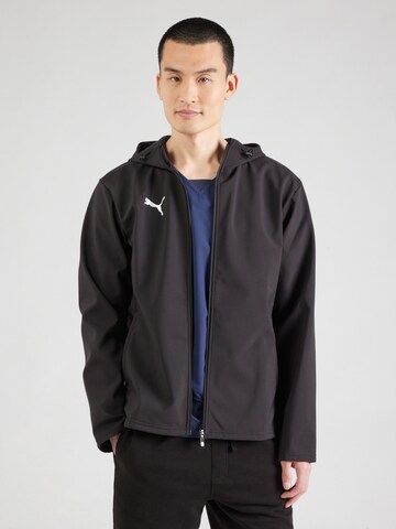 PUMA Trainingsjacke 'Team ADDITIONS' in Schwarz: Vorderseite