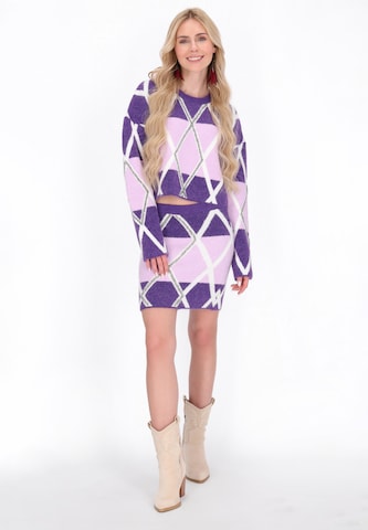 Jupe IZIA en violet