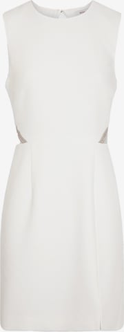 balts Morgan Vasaras kleita: no priekšpuses