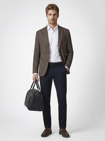 Coupe slim Veste de costume PIERRE CARDIN en marron